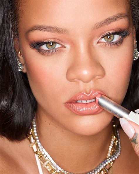 Rihanna Blue Lipstick