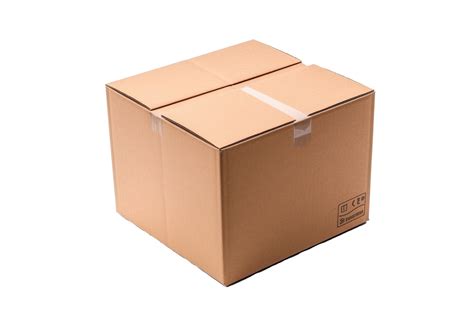 Cardboard box isolated on transparent background. PNG file, cut out. AI Generated 27254746 PNG