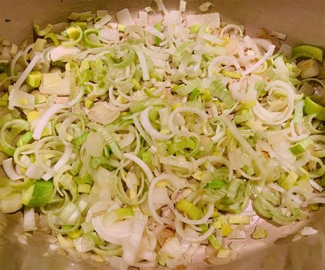 Potato Leek Soup with Crispy Leeks & Chili Pepper Flakes - Chef Cindy