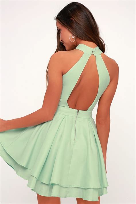 Makeup Mint Green Dress - DRESS BVG