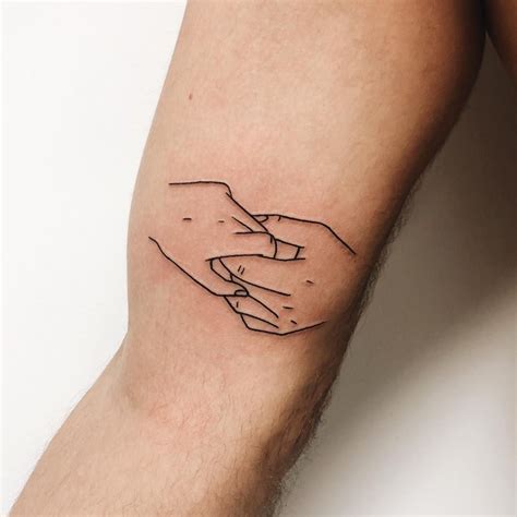 Shaking Hands Tattoo Flash