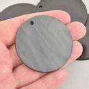 5 BLACK PEARL ACRYLIC 2" Circle Keychain Blanks Laser Cut Acrylic Blan