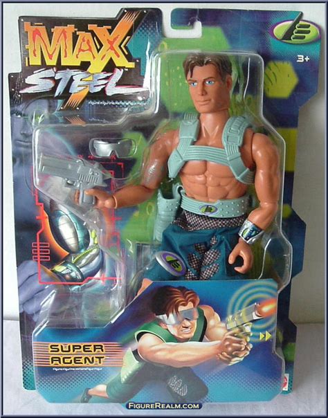 Super Agent - Max Steel - 2001 Basic - Mattel Action Figure