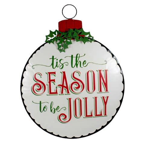 Christmas 29.0" 29" Tis The Season Wall Decor Christmas Ornament Decorate - Wall Sign Panels in ...