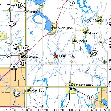 Lowell, Wisconsin (WI) ~ population data, races, housing & economy