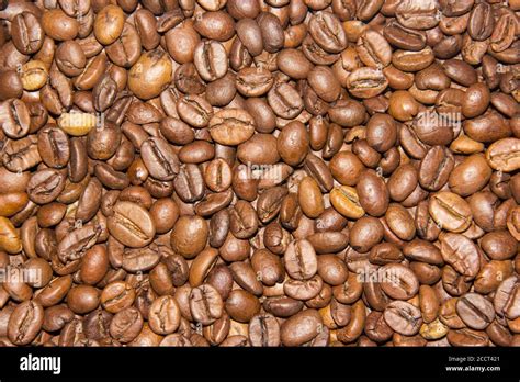 Roasted coffee beans. Fresh roast Stock Photo - Alamy