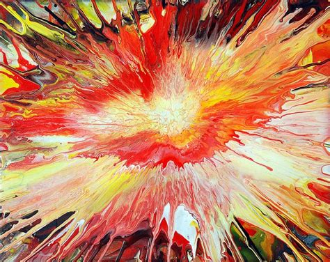 I went all crazy with these fluid explosions... Macbook Pro Wallpaper, Paint Explosion, Spin Art ...