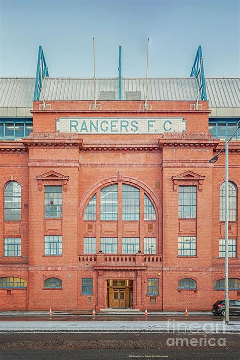 Rangers Ibrox Stadium Facade Photograph by Antony McAulay - Pixels