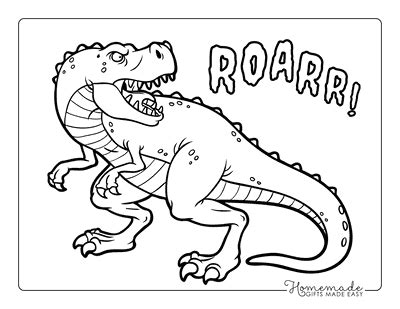 Best Dinosaur Coloring Pages for Kids & Adults