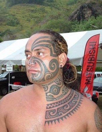 20 Traditional Samoan Tattoo Designs and Meanings Tribal Face Tattoo ...