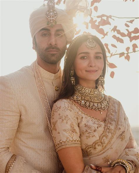 Alia Bhatt wore an elegant Sabyasachi sari for her wedding with Ranbir Kapoor | Vogue India