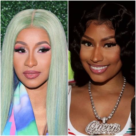 Nicki Minaj Without Makeup Vs Cardi B | Makeupview.co