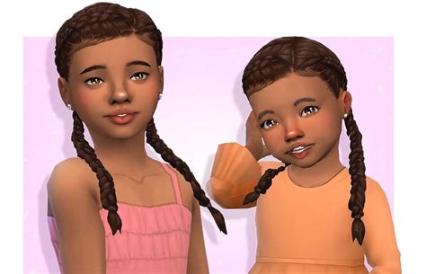 Sims 4 child cc hair maxis match - diamondplm