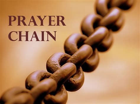 New prayer initiatives (3) Prayer Chain | Chatham Salvation Army