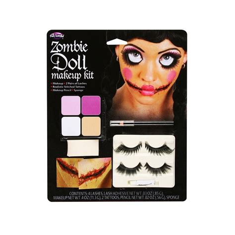 Zombie Doll Makeup Kit - Carnival Store GmbH | Halloween makeup kits, Doll makeup, Zombie makeup