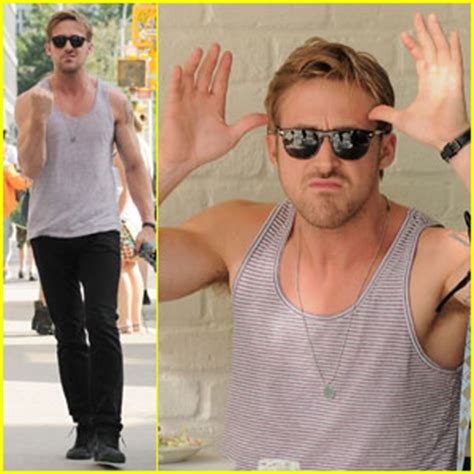 Ryan Gosling: Funny Faces at Photographers! | Ryan Gosling | Just Jared ...