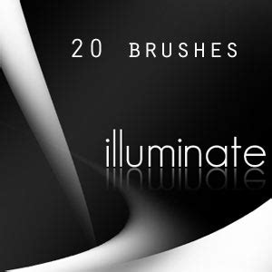 20 illuminate brushes - Photoshop brushes