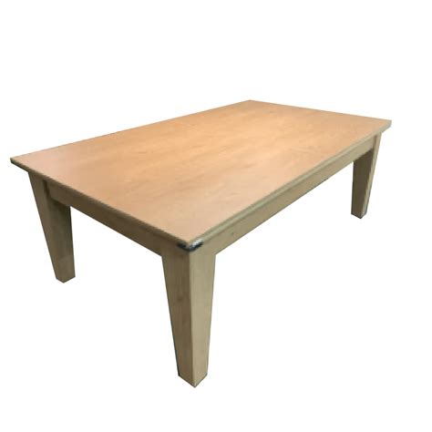 'Modern' Pool Dining Table in Light Oak'