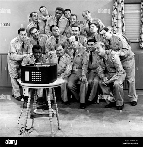 PHIL SILVERS & CAST THE PHIL SILVERS SHOW; SERGEANT BILKO (1955 Stock Photo, Royalty Free Image ...