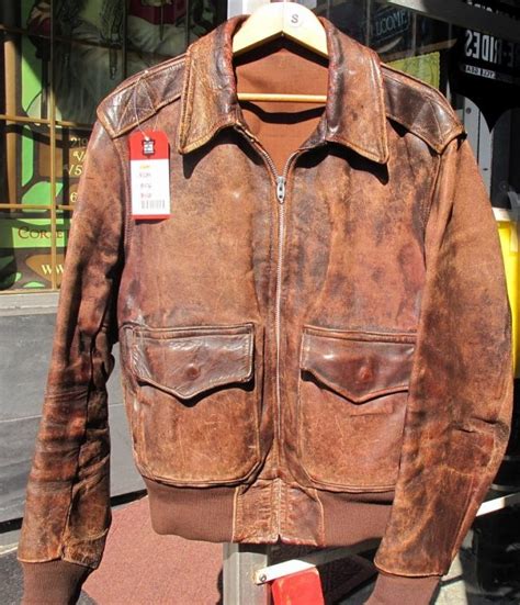 Old-School WWII Leather Bomber Flight Jacket – East Side Re-Rides