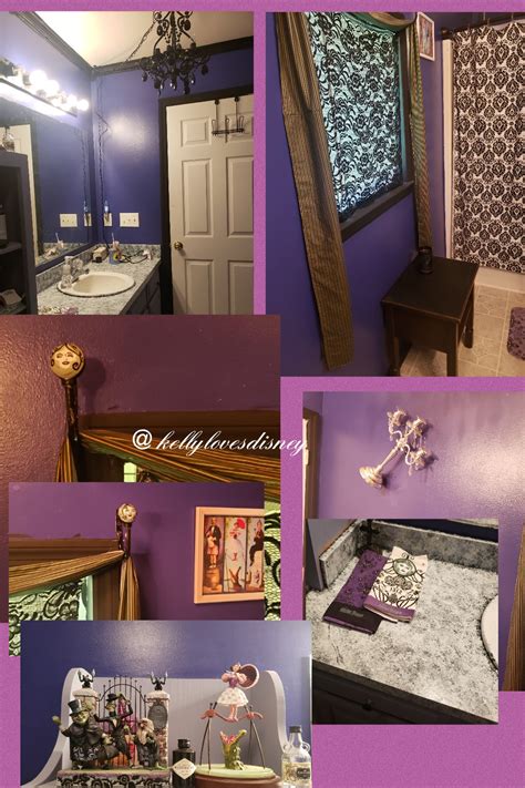 My Haunted Mansion bathroom , a work in progress : r/disney