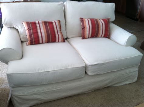 Basic Love Seat Slipcover with Tailored Skirt