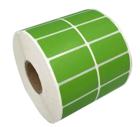 Green Paper Plain Barcode Label, Size: 20 mm (W) at Rs 220/roll in Pune | ID: 27145317197