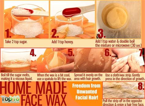 Honey and Sugar Home Remedy to Get Rid of Unwanted Facial Hair Hair Removal Diy, Facial Hair ...