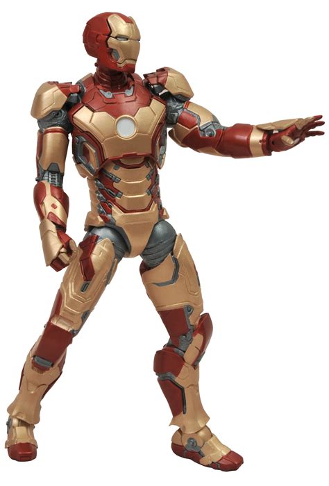 Buy DIAMOND SELECT TOYS Marvel Select Iron Man 3 Movie Iron Man Mark 42 ...