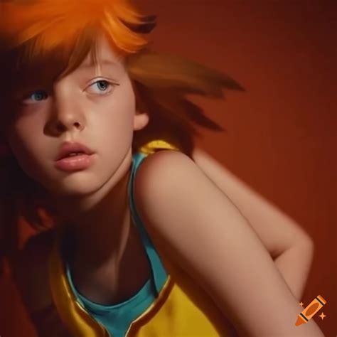 Realistic depiction of misty from pokemon