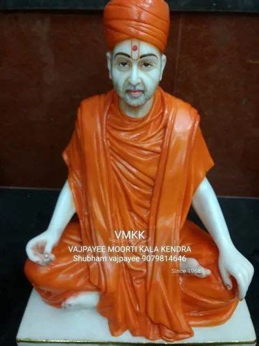White Hindu Marble Swami Narayan Murti, For Worship, Size: 24 Inch at Rs 71000 in Jaipur