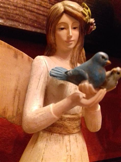 Simple Spirits 'A Mother's Love' Figurine Angel Bird Ornament VGC | eBay