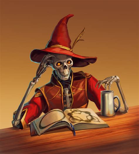 Skeleton Wizard by thegryph on DeviantArt