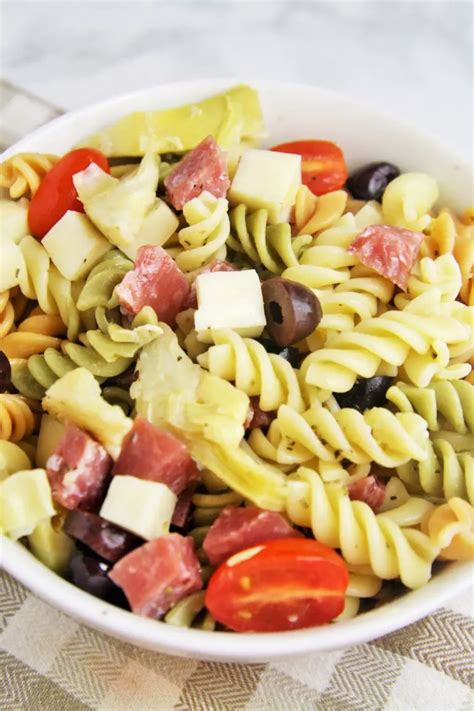 Italian Antipasto Pasta Salad - The Tasty Bite