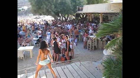 Super Paradise Beach Mykonos Beach Party - YouTube