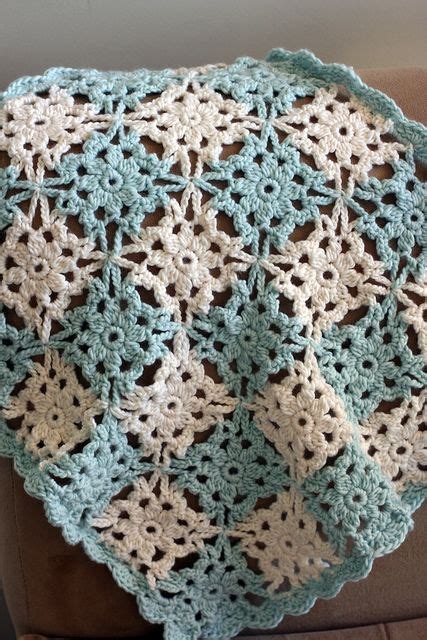 Baby Snowflake Blanket by domesticatedhuman, via Flickr | Crochet throw ...