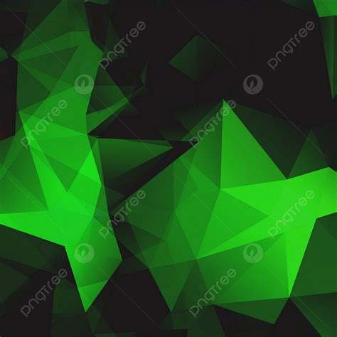 Polygon Shape Vector Hd Images, Green Polygonal Shape Background ...
