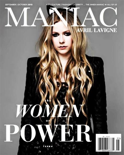 Avril lavigne maniac magazine cover September/October issue | Avril lavigne, Powerful women ...