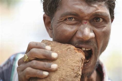 Meet the Builder who Eats Bricks and is Addicted to Dining on Debris ...