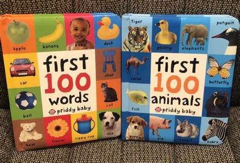 First 100 Words, First 100 Animals Books | eBay