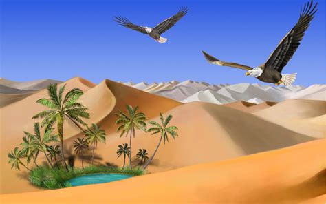 Desert Oasis Wallpapers - Wallpaper Cave