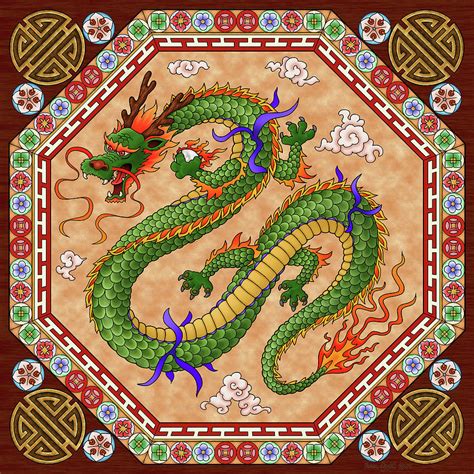 Chinese Dragon Painting