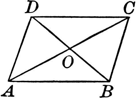 Quadrilateral With Diagonals | ClipArt ETC