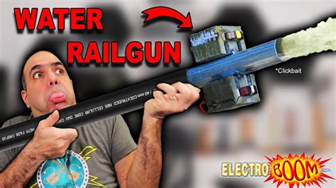 Making an Electromagnetic Railgun That Fires Water