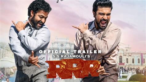 RRR - Official Trailer | Ram Charan | NTR | Rajamouli | Udvika TV - YouTube