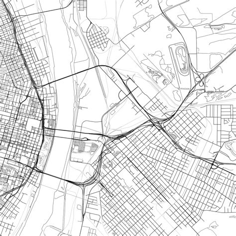 East Saint Louis Mapa Impresión East Saint Louis Mapa Cartel | Etsy