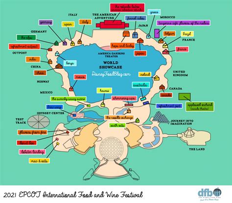 Get Your FREE, DFB Exclusive 2021 EPCOT Food & Wine Festival Printable Map Here! - Disney by Mark