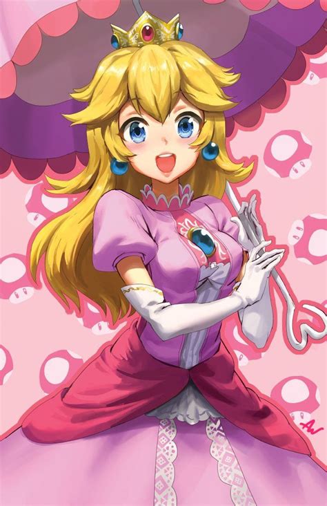 Princess Peach | Super Mario Bros. Art by athenawyrm Super Mario ...