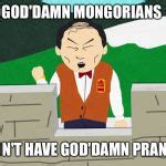 South Park Mongolians City Wok Meme Generator - Imgflip