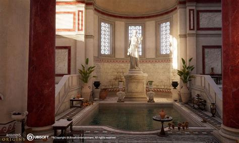 ArtStation - AC: Origins-Roman Bath, Nikolay Bonev in 2020 | Roman bath house, Roman house ...